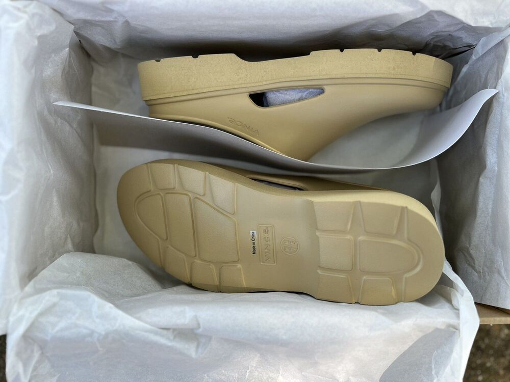 VINCE Unisex GEO Comfort Shoes size 9 Womens (7 Mens) Farro Slip On Mules Clogs - Picture 6 of 10